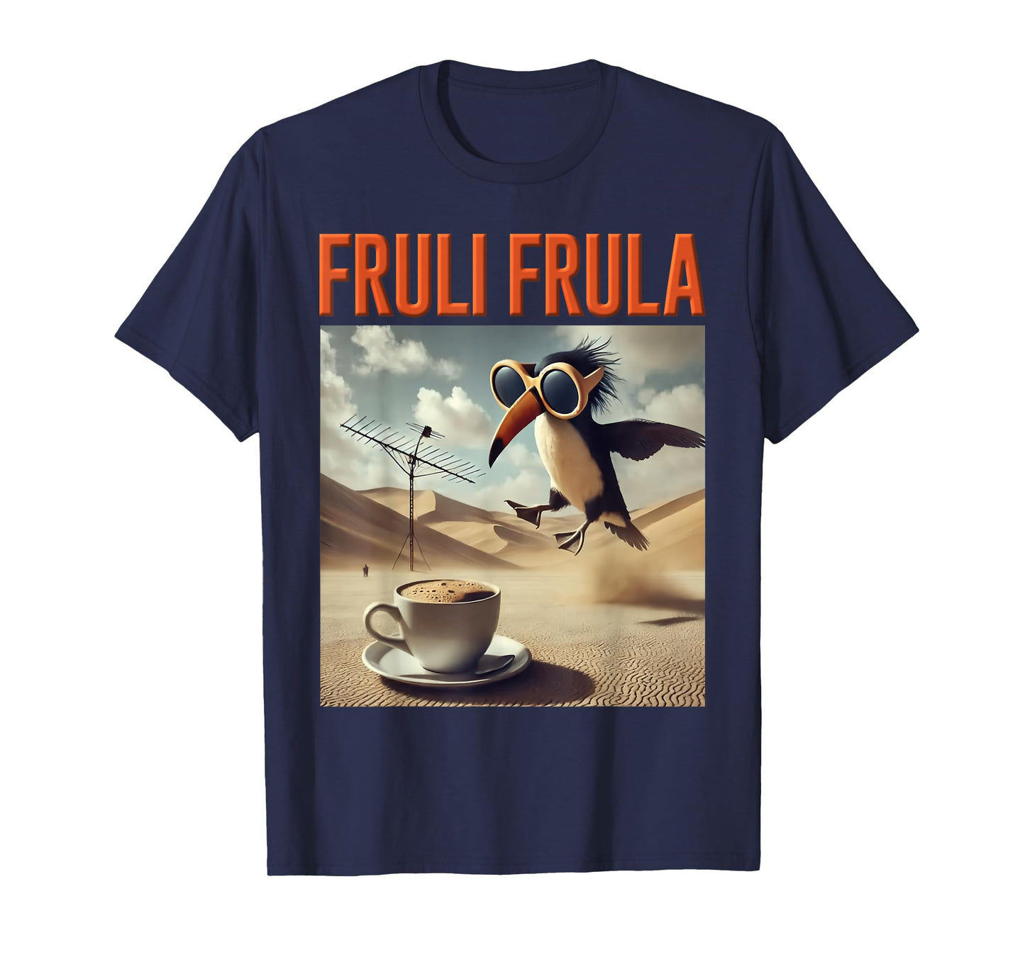 Kids Trending Meme Brainrot Italian Fruli Frula Bird T-Shirt