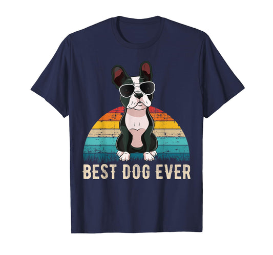 Boston Terrier Boston-Bulldog T-Shirt for Men Women Girls Kids