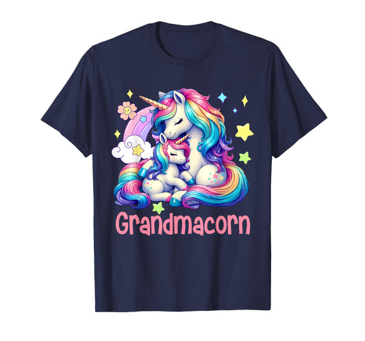Grandmacorn Mother's Day Grandma Costume Unicorns Lover T-Shirt