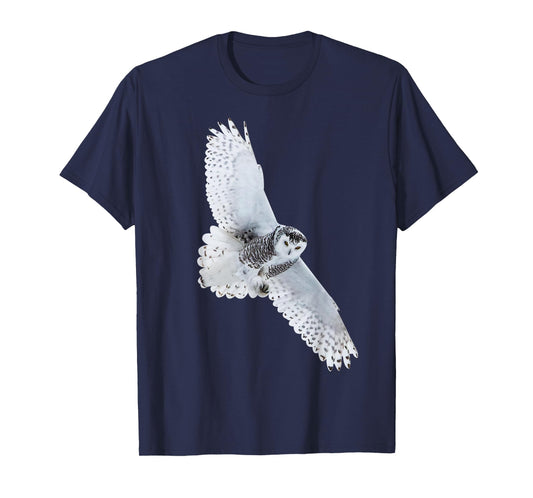 @n!mal Unisex-Adults & Kids Owl Bird Motif Animals Bird Design Owl T-Shirt - Black - Small - Short Sleeve - Cotton 60%, Polyester 40%