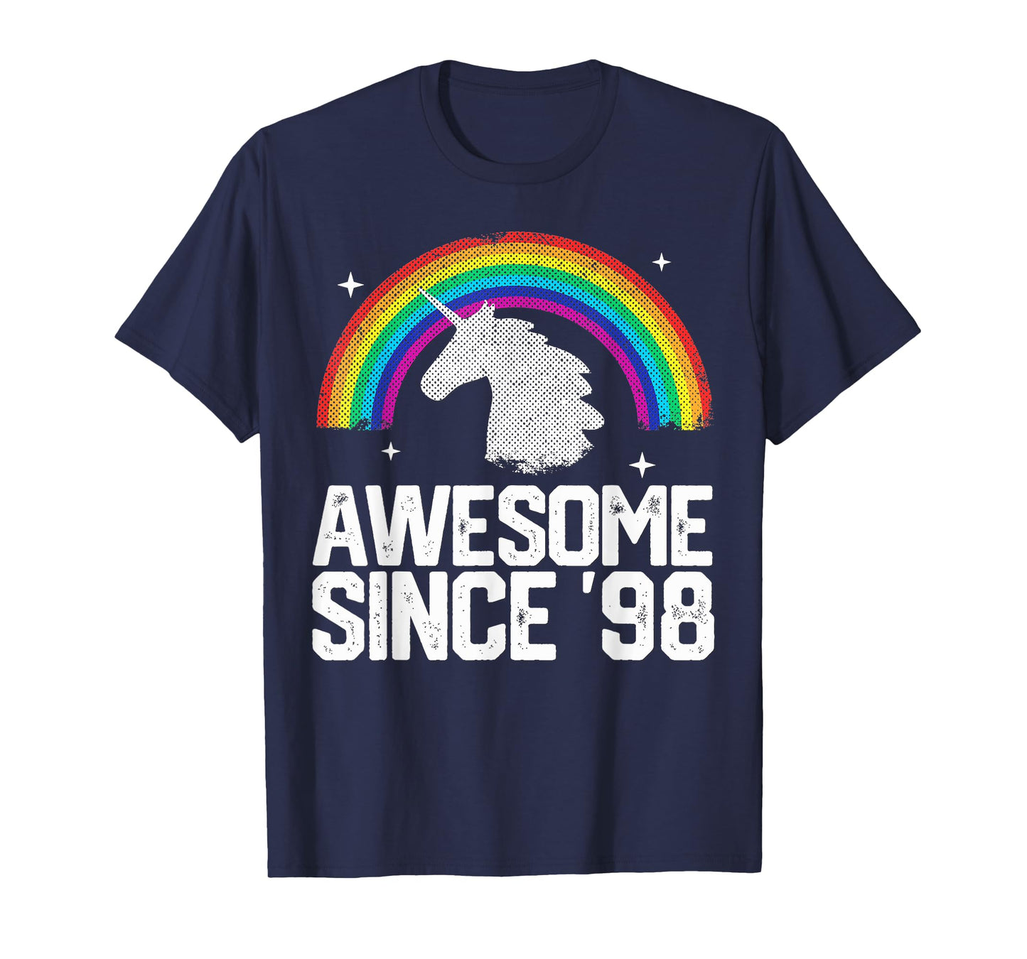Awesome Since 1998 26th Birthday 26 Years Old Unicorn T-Shirt