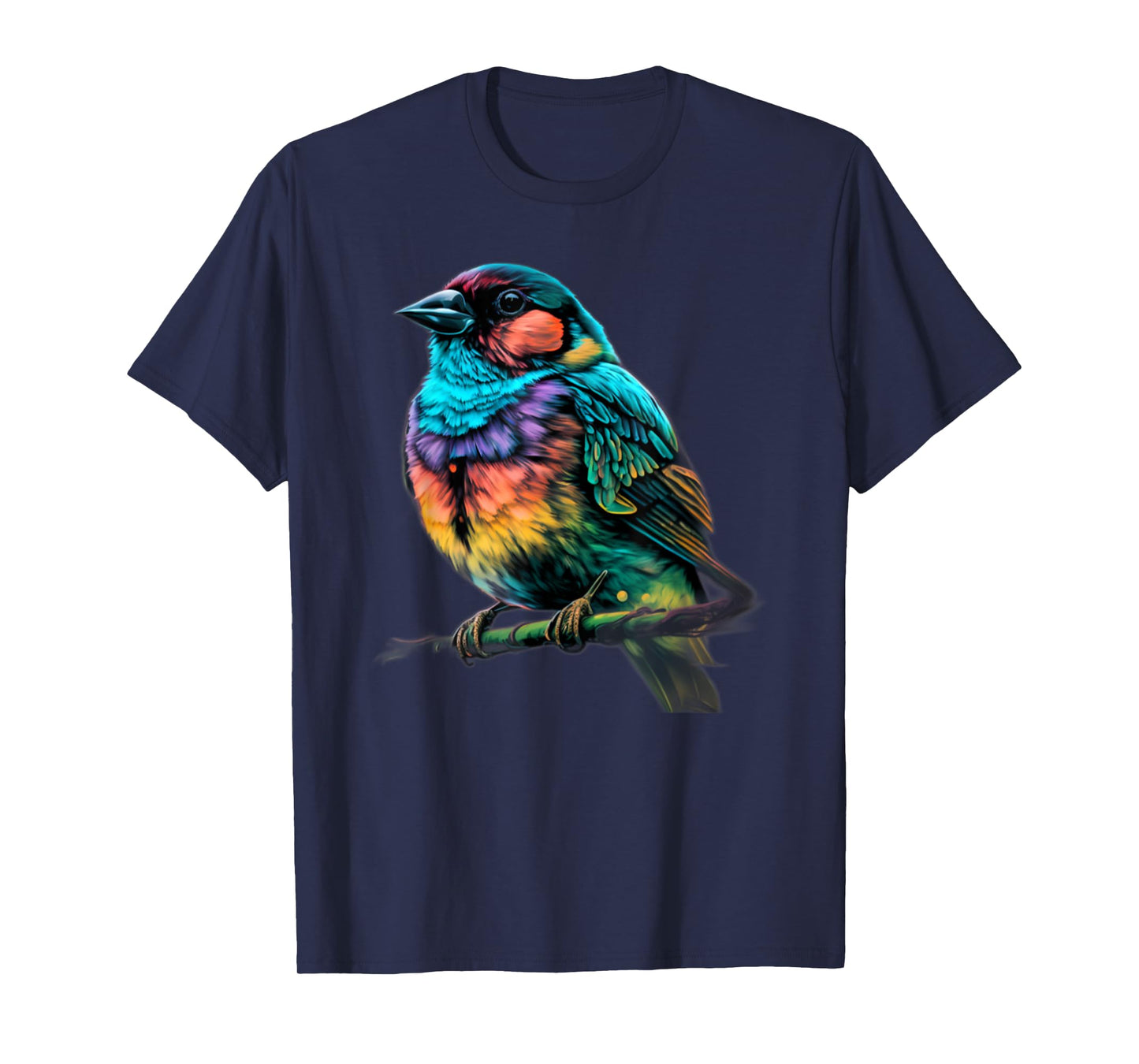 Cute Garden Hummingbird Gifts Colorful Finch T-Shirt