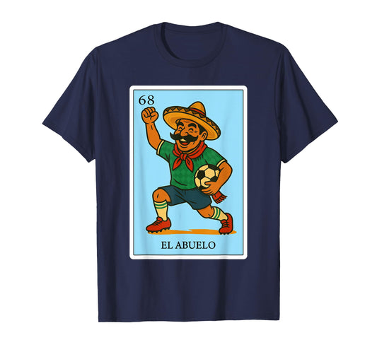 El Abuelo Futbolero | Spanish-Mexican Bingo Gifts for Abuela T-Shirt