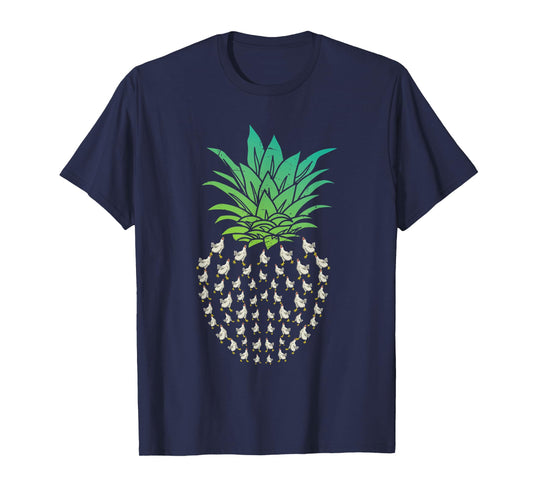 Farm Animal Bird Hen Pineapple Chicken T-Shirt