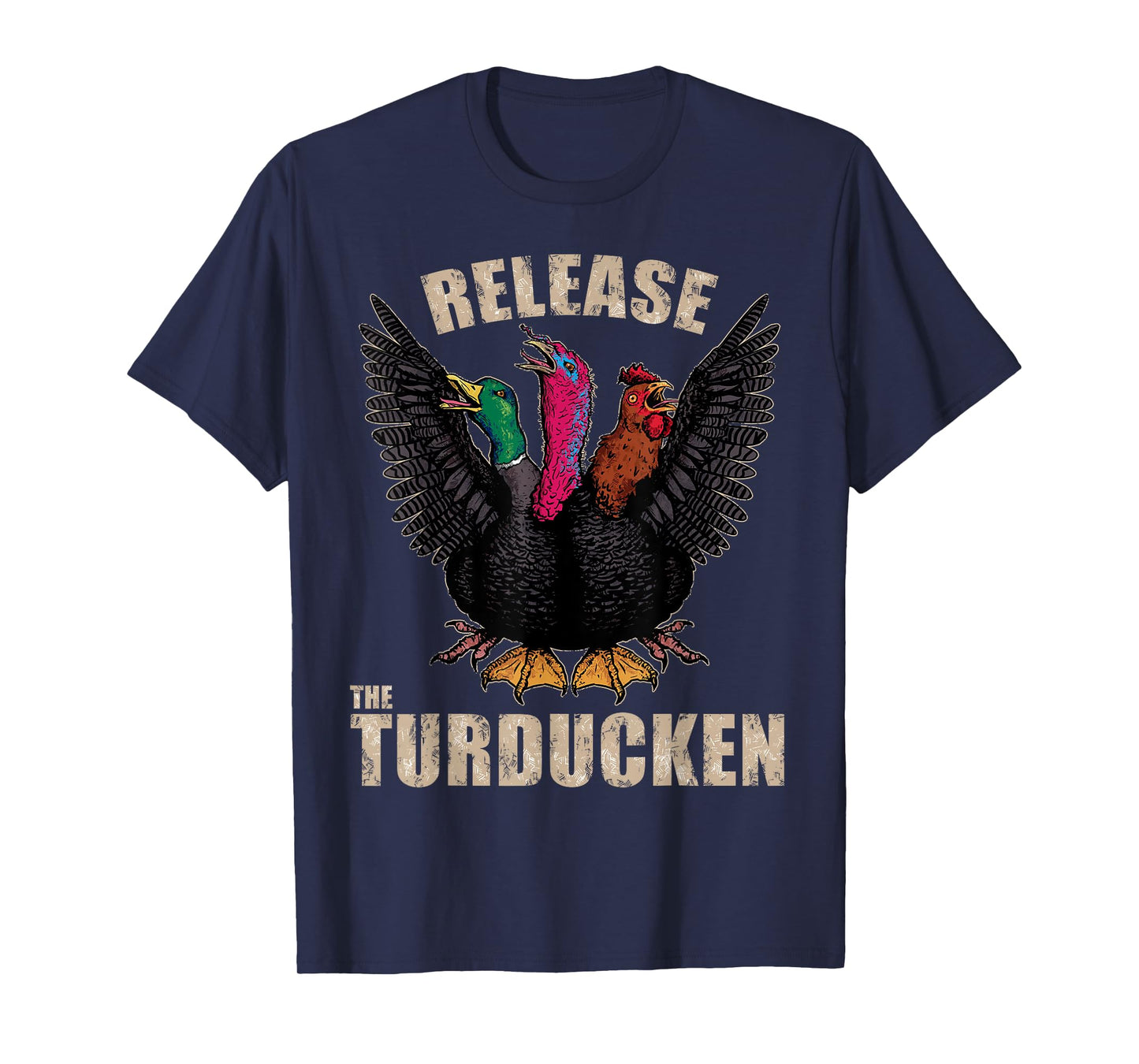 Thanksgiving Day Turkey Turducken Kaiju Monster Ugly Sweater T-Shirt
