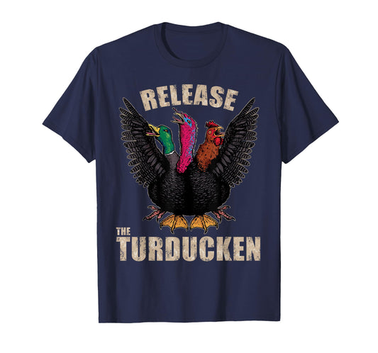 Thanksgiving Day Turkey Turducken Kaiju Monster Ugly Sweater T-Shirt