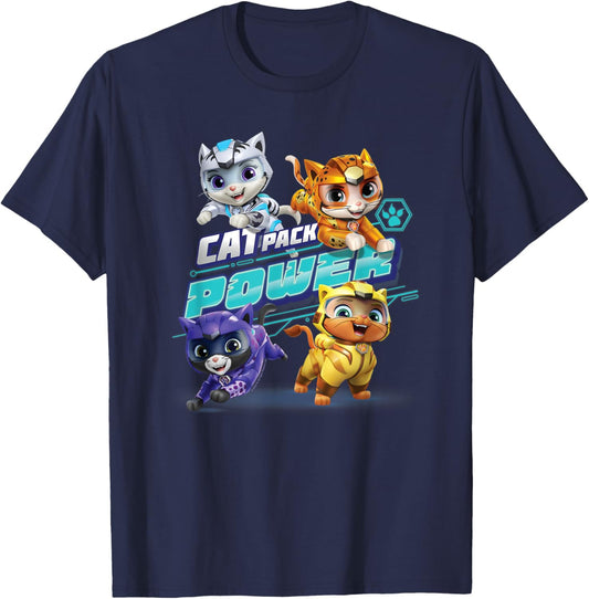 PAW Patrol Cat Pack Power With Leo, Shade, Wild And Rory T-Shirt