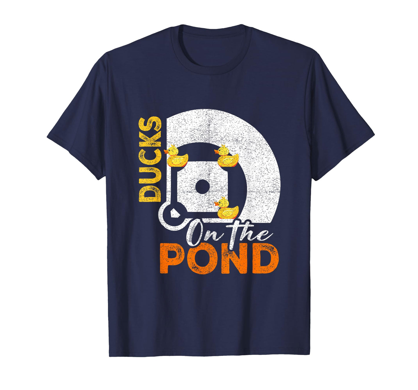 Ducks on the Pond Baseball Field Softball Saying Graphic T-Shirt