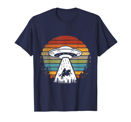 Bigfoot Alien Unicorn Sasquatch UFO T-Shirt