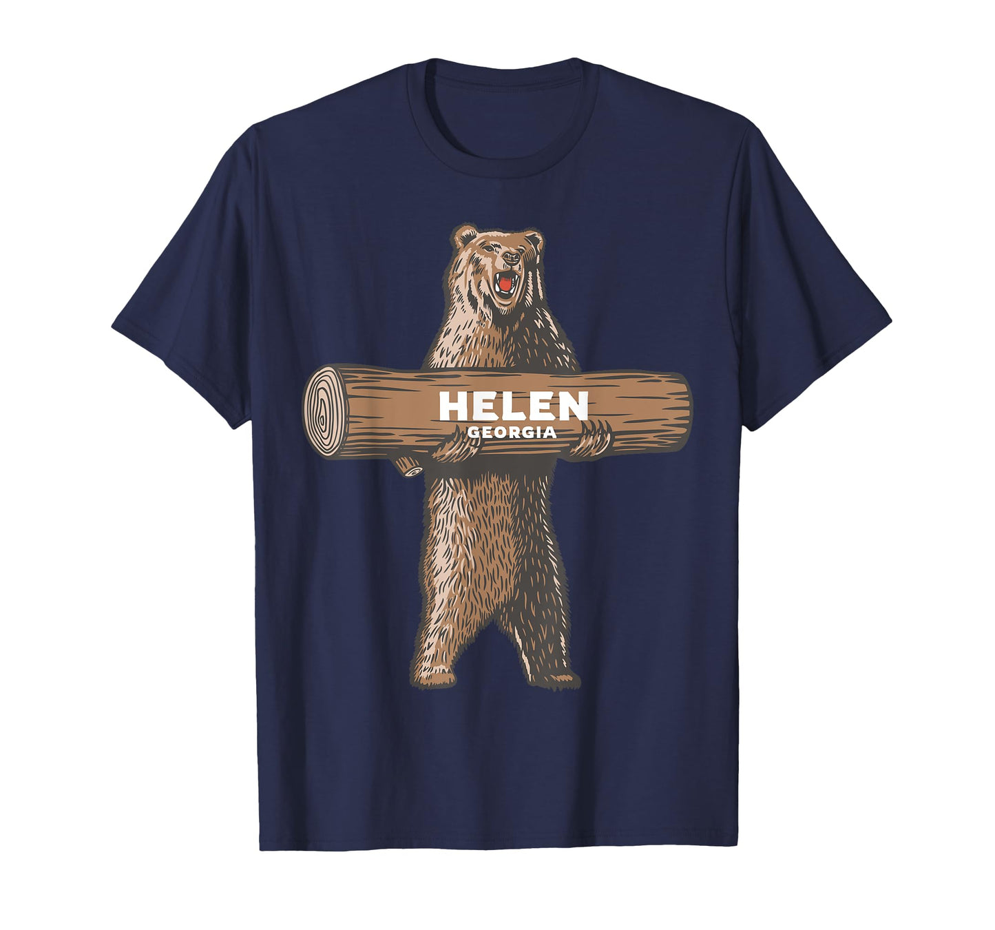 Helen Georgia GA Growling Bear Vacation Souvenir T-Shirt