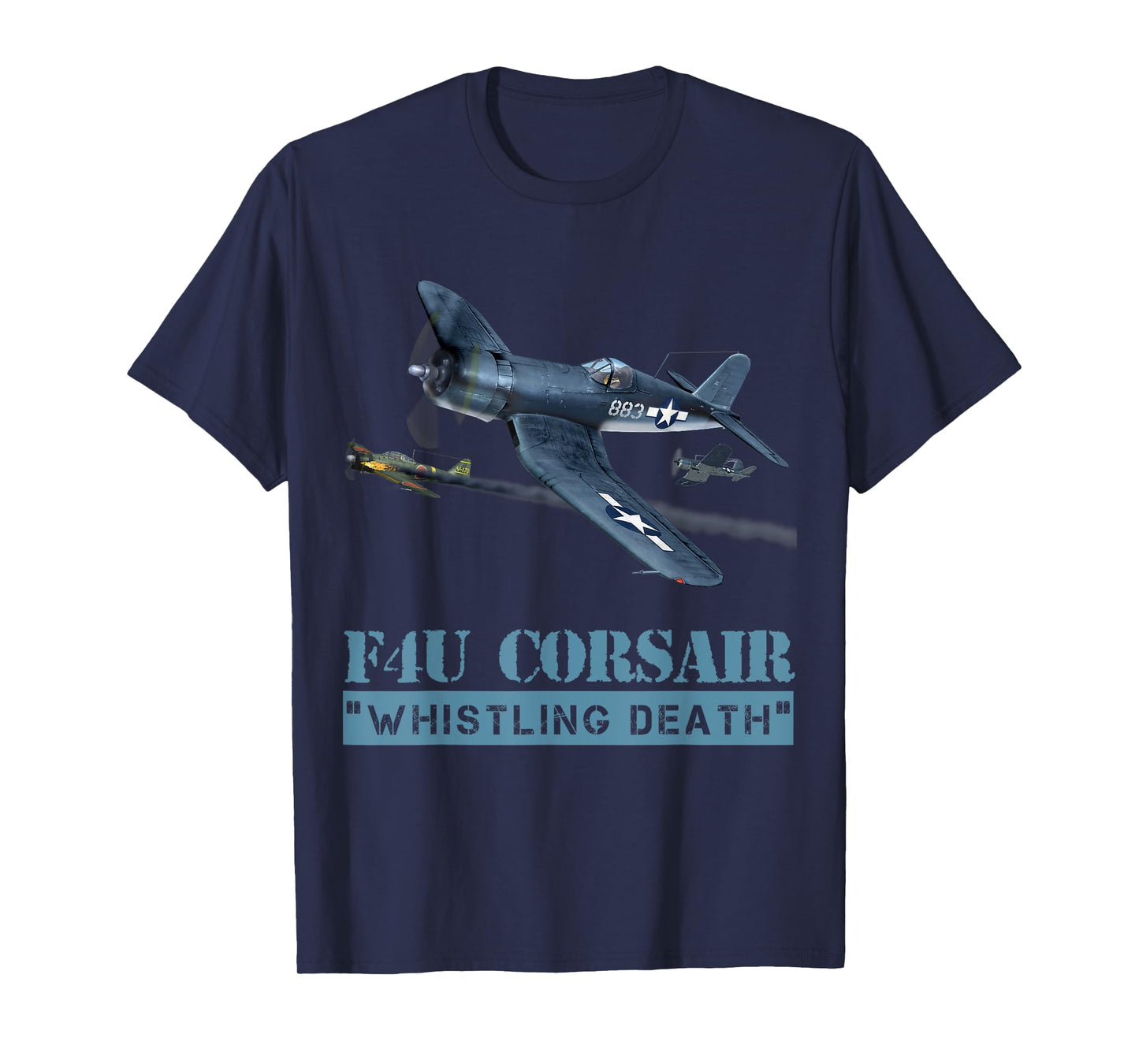 F4U Corsair. "Whistling Death" Awesome Warbird, t-shirt!! T-Shirt