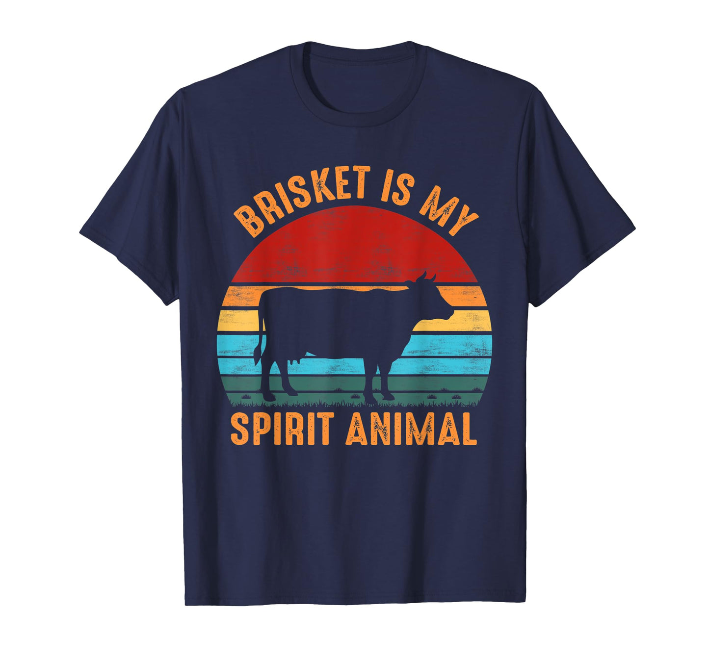 Brisket Is My Spirit Animal Funny Grilling BBQ T-Shirt