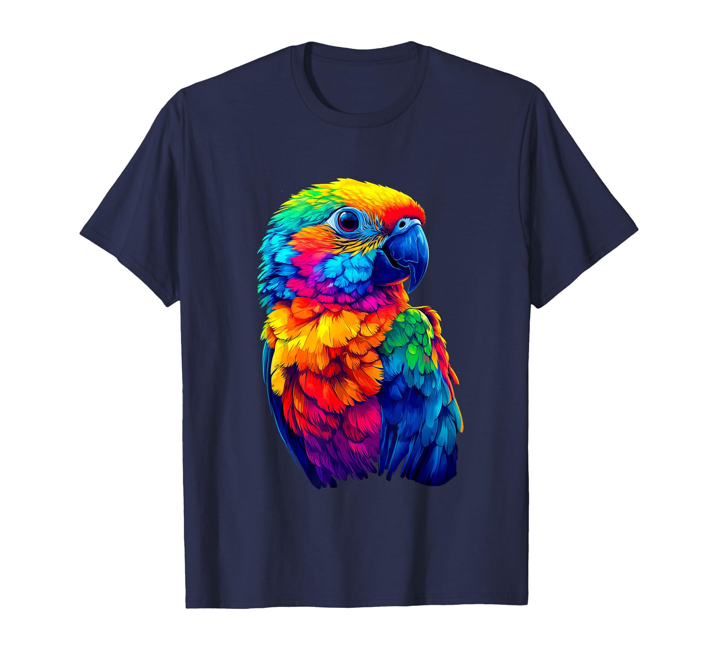 Colorful Parrot Spirit Animal Vibrant Rainbow Conure Parrot T-Shirt