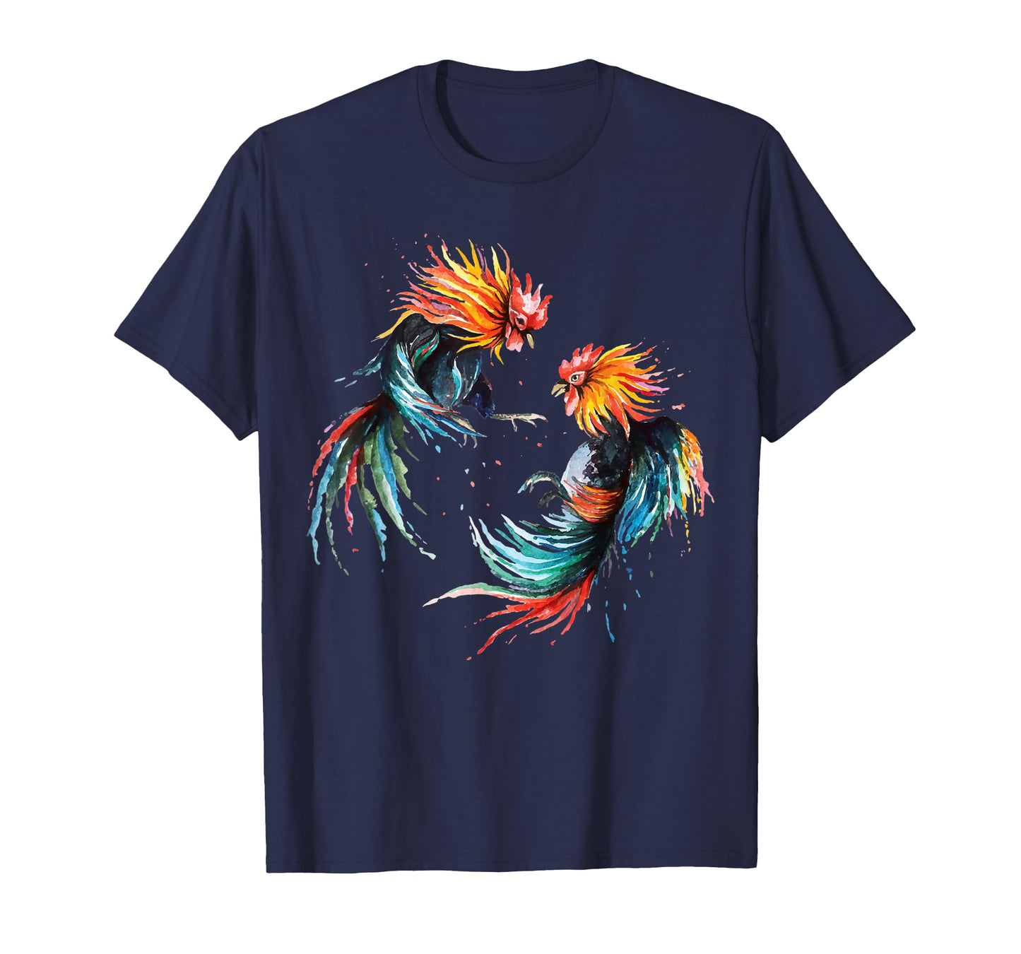 Fighting Rooster Art Chicken Chinese Zodiac Pride & Brave T-Shirt