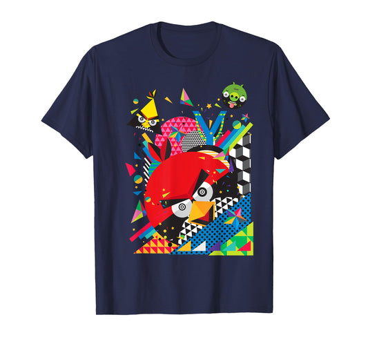 Angry Birds Geometric Pop Art Official Merchandise T-Shirt