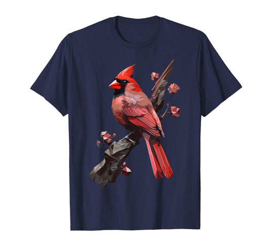 Cardinal bird. Nature's ruby. Beauty in red. T-Shirt