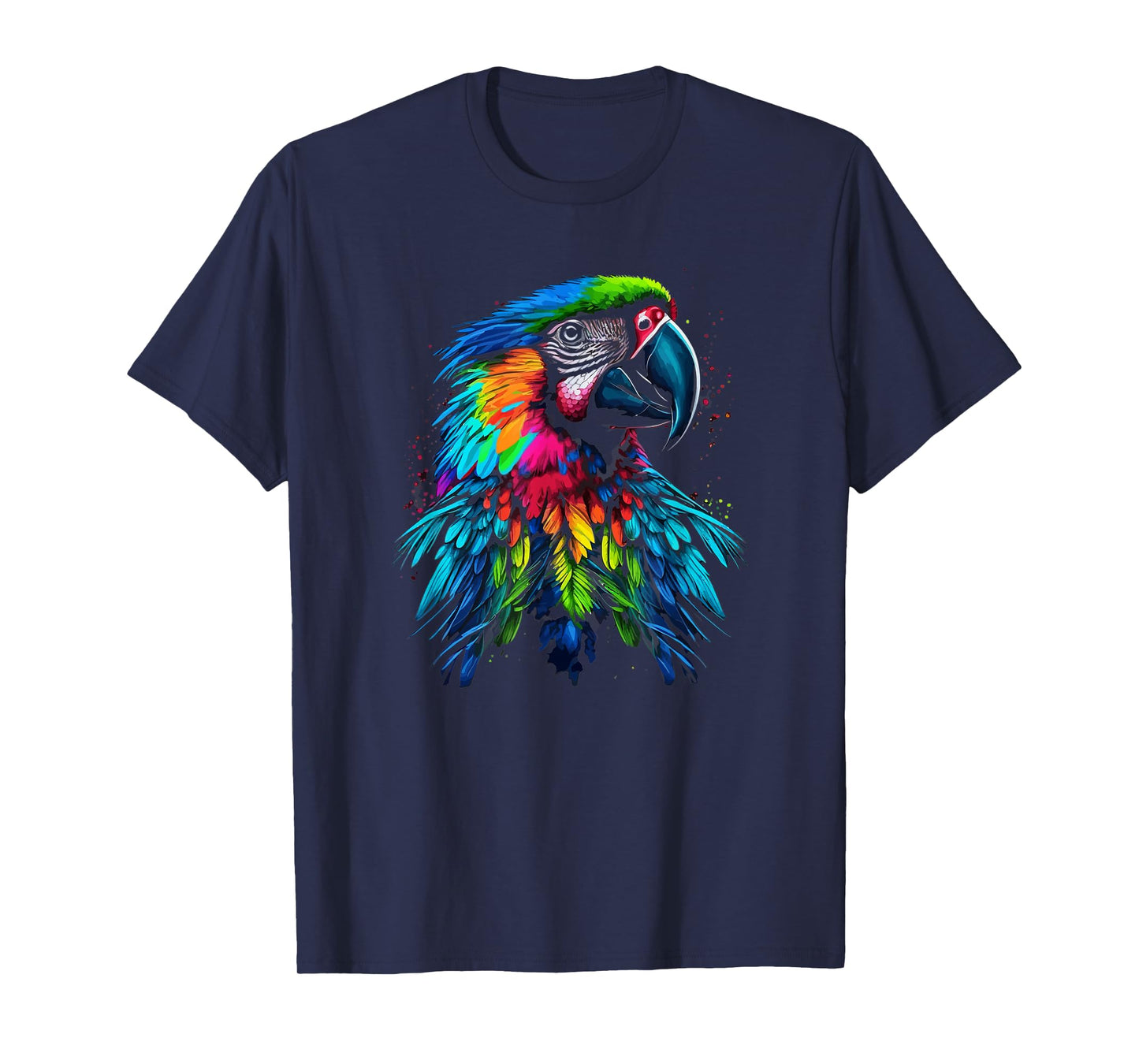 Rainbow Parrot | Beautiful Macaw | Cute Colorful Bird T-Shirt