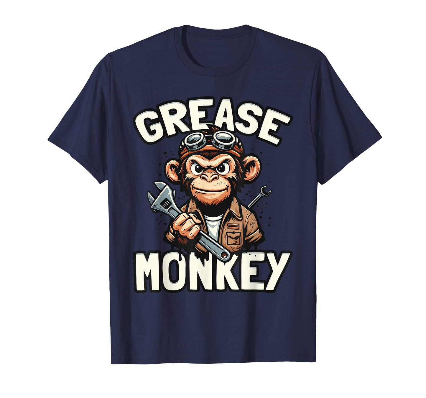 Grease Monkeys Funny Mechanic Car Repair Enthusiast T-Shirt