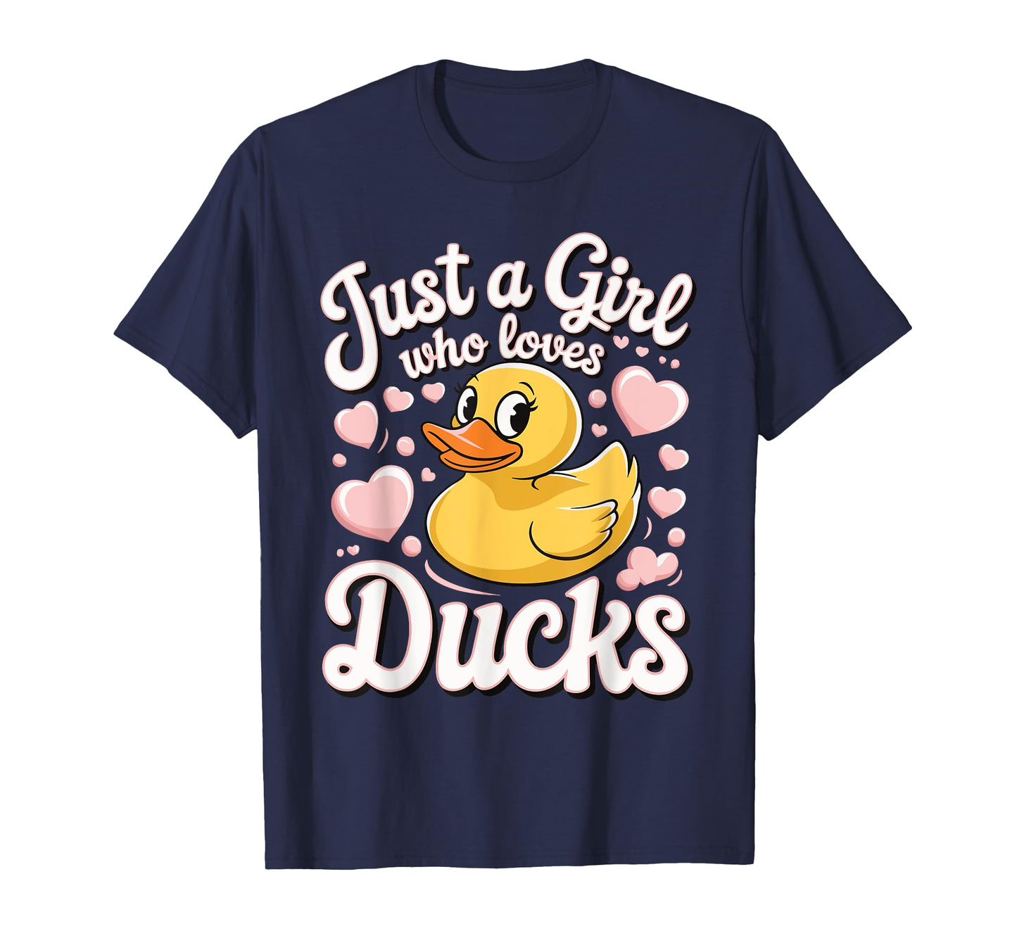 Just a girl who loves Ducks Girl T-Shirt