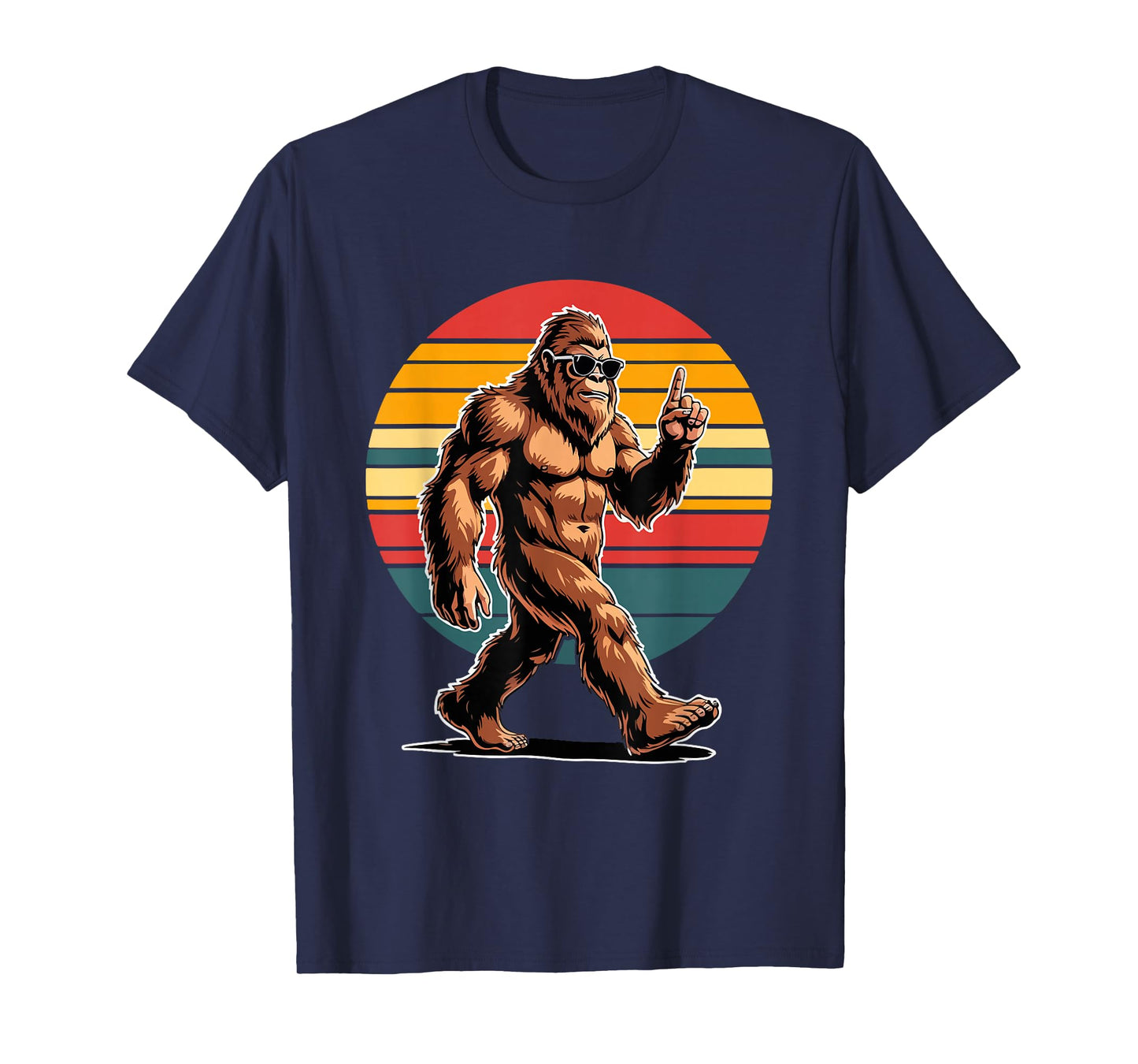 Bigfoot with Sunglasses Cryptid & Funny Sasquatch T-Shirt