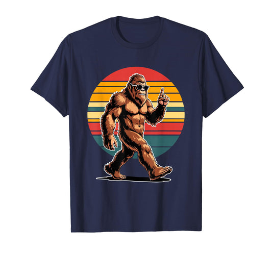 Bigfoot with Sunglasses Cryptid & Funny Sasquatch T-Shirt