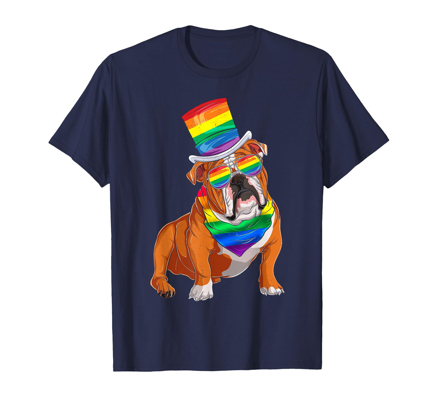 LGBTQ+ Pride English Bulldog | Funny LGBT Pride T-Shirt
