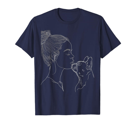 French Bulldog Mom Cute Frenchie Lover Mother's Day Men Women T-Shirt