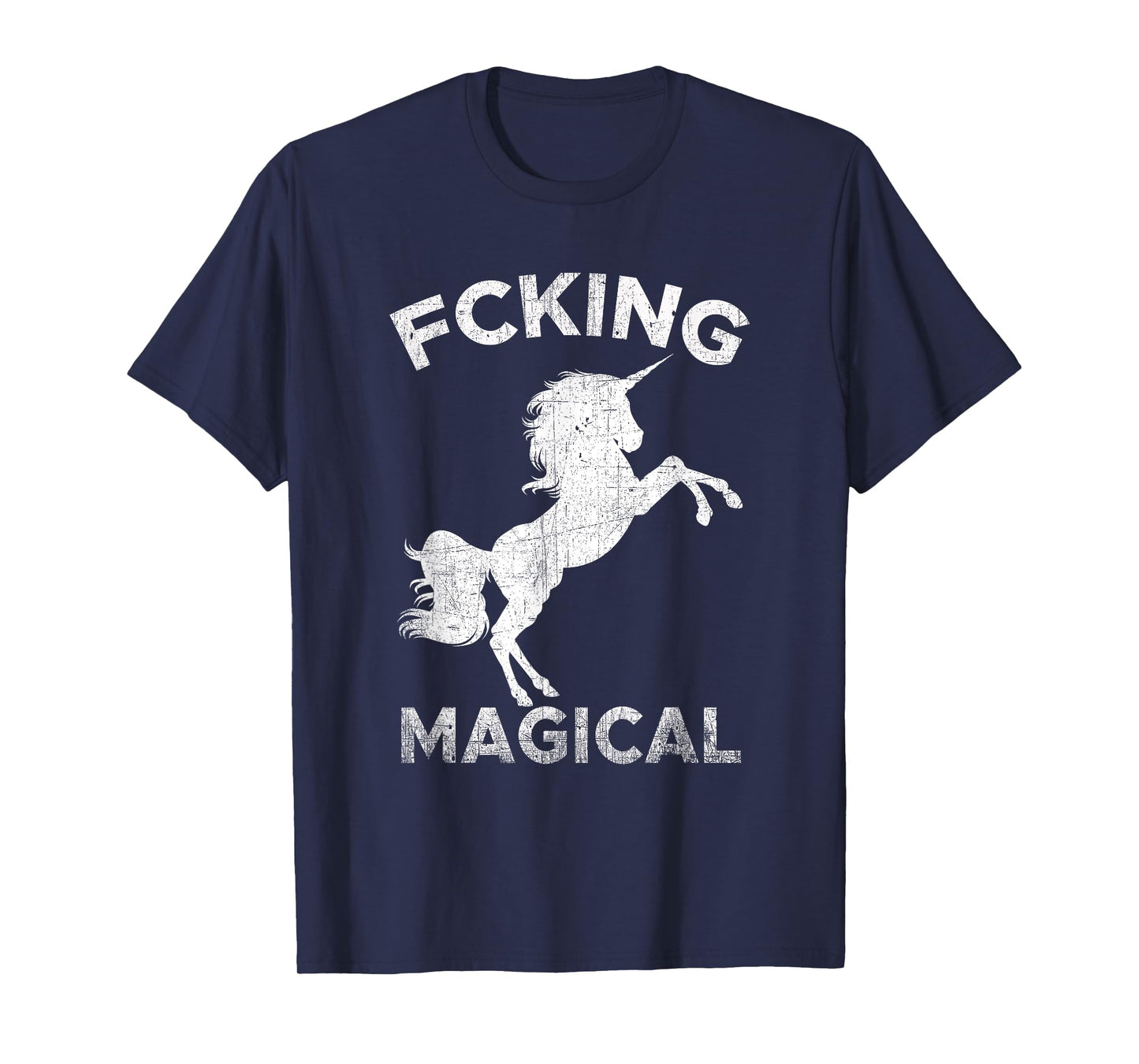 Fcking Magical Unicorn - Funny Adult Womens T-Shirt