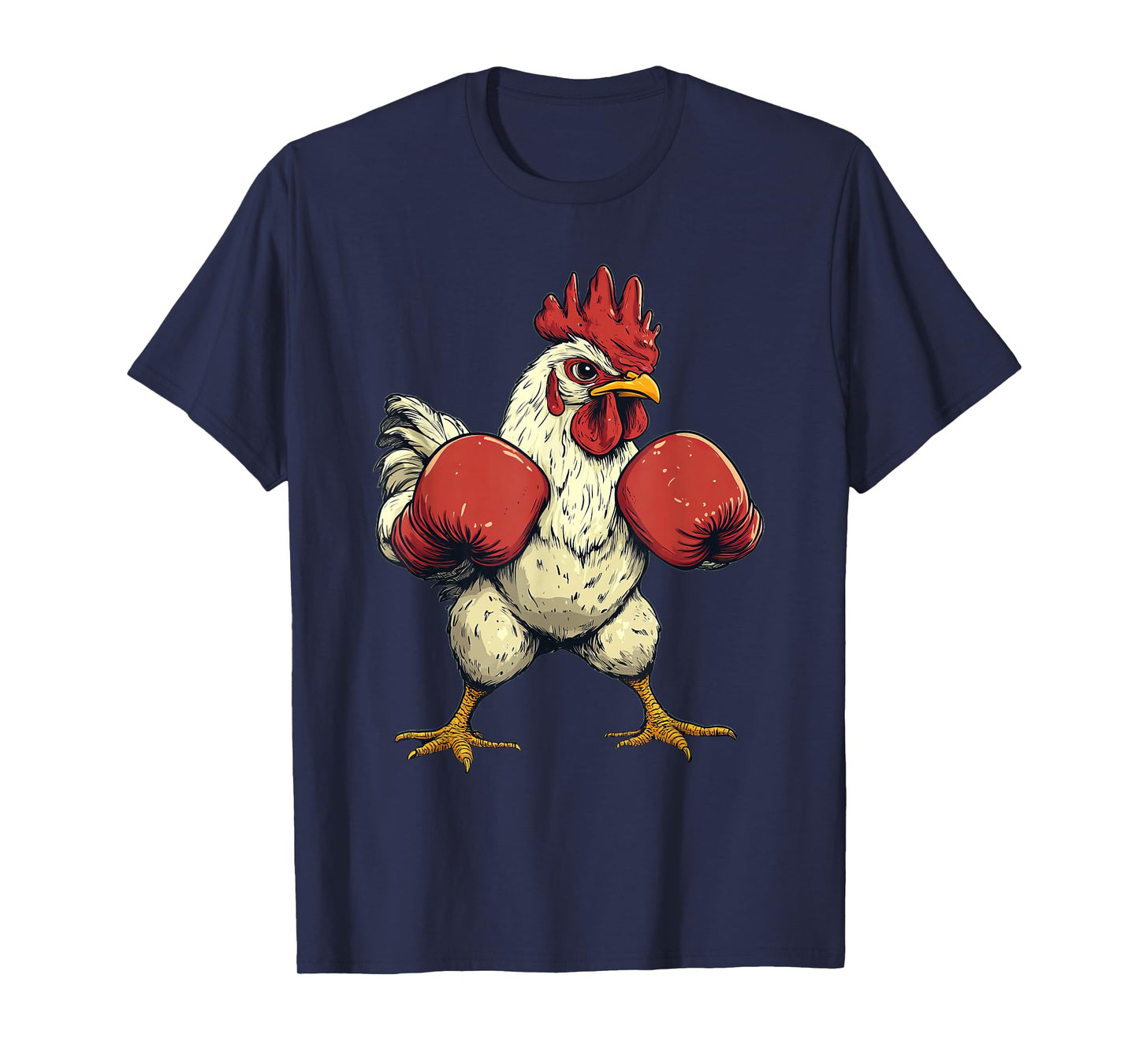 Chicken Dressed As A Boxer Funny Boxing T-Shirt