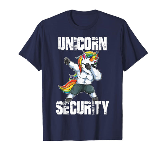 Unicorn Security Dad Mom Daughter Adult unicorn costume gift T-Shirt