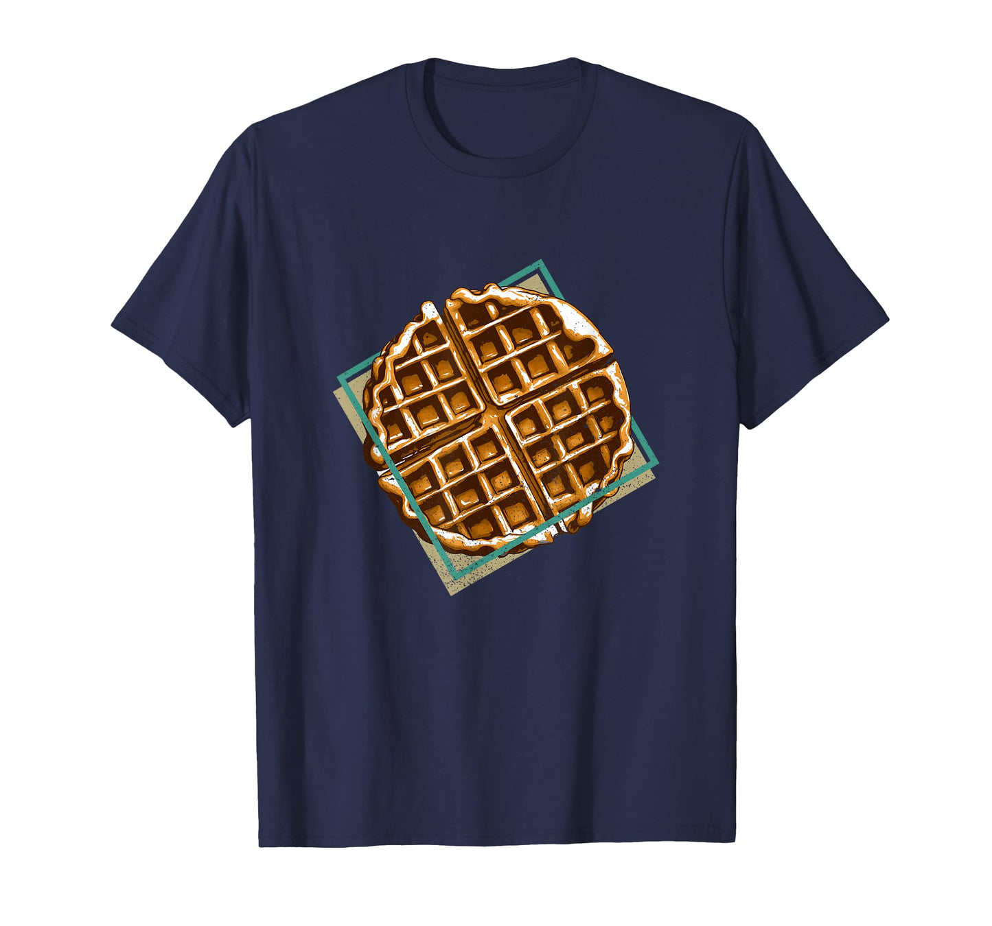 Waffle Puristic Design Delicious Waffle Chef T-Shirt