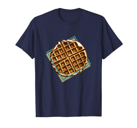 Waffle Puristic Design Delicious Waffle Chef T-Shirt
