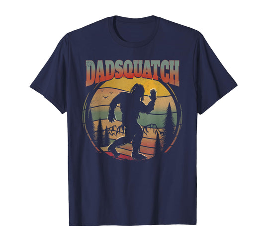 Sasquatch Dad Shirt Dadsquatch Bigfoot Hiking Funny T-Shirt