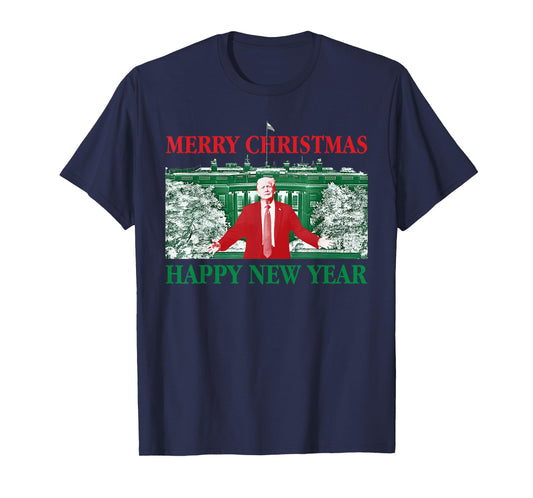 47th President Merry Christmas Xmas Happy New Year 2025 2026 T-Shirt