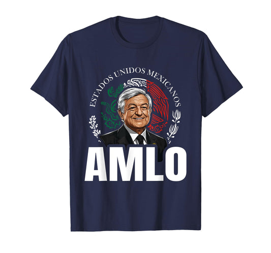 AMLO Aguila Mexicana Tricolor Lopez Obrador Mexican Eagle T-Shirt