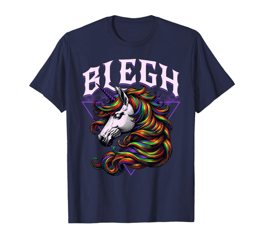 Concert Unicorn Heavy Hardcore Festival Blegh and Breakdowns T-Shirt