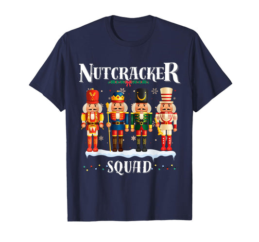 Nutcracker Squad Christmas Pajama Holiday Fun Festive boys T-Shirt