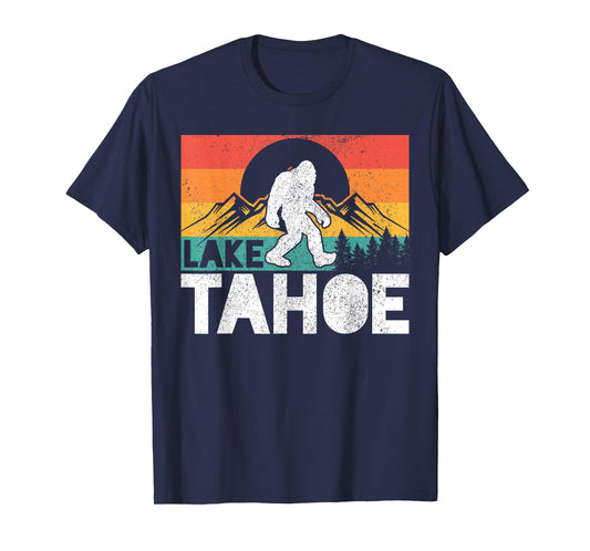 Lake Tahoe California Bigfoot Vintage America California T-Shirt