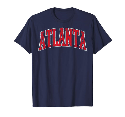 Vintage Atlanta Retro Style 70s 80s First Name For Men Women T-Shirt