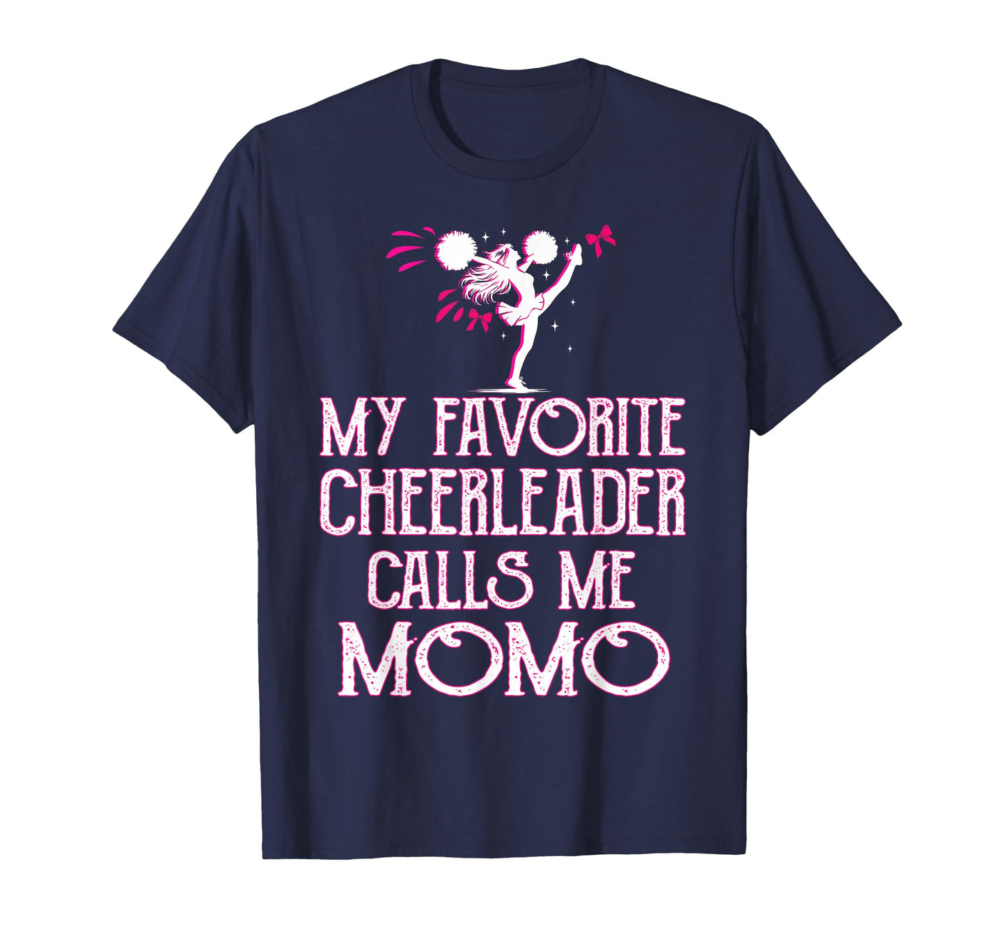 Cheer My Favorite Cheerleader Calls Me Momo Xmas T-Shirt