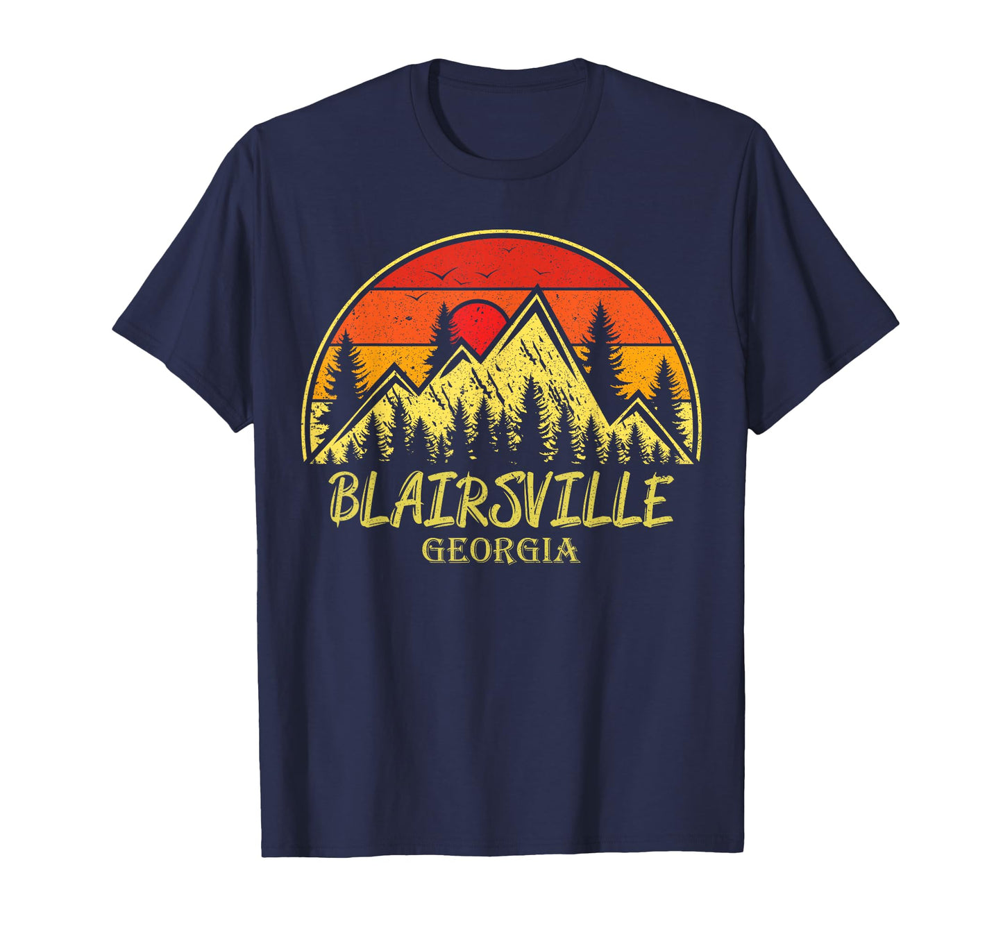 Vintage Blairsville Georgia GA Mountains Hiking Souvenir T-Shirt