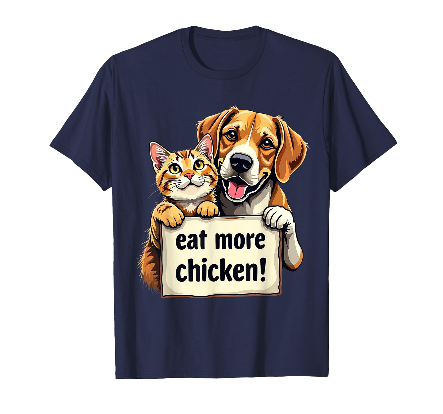 They're Eating the Dogs Cats Eat More Chicken Funny Trump T-Shirt