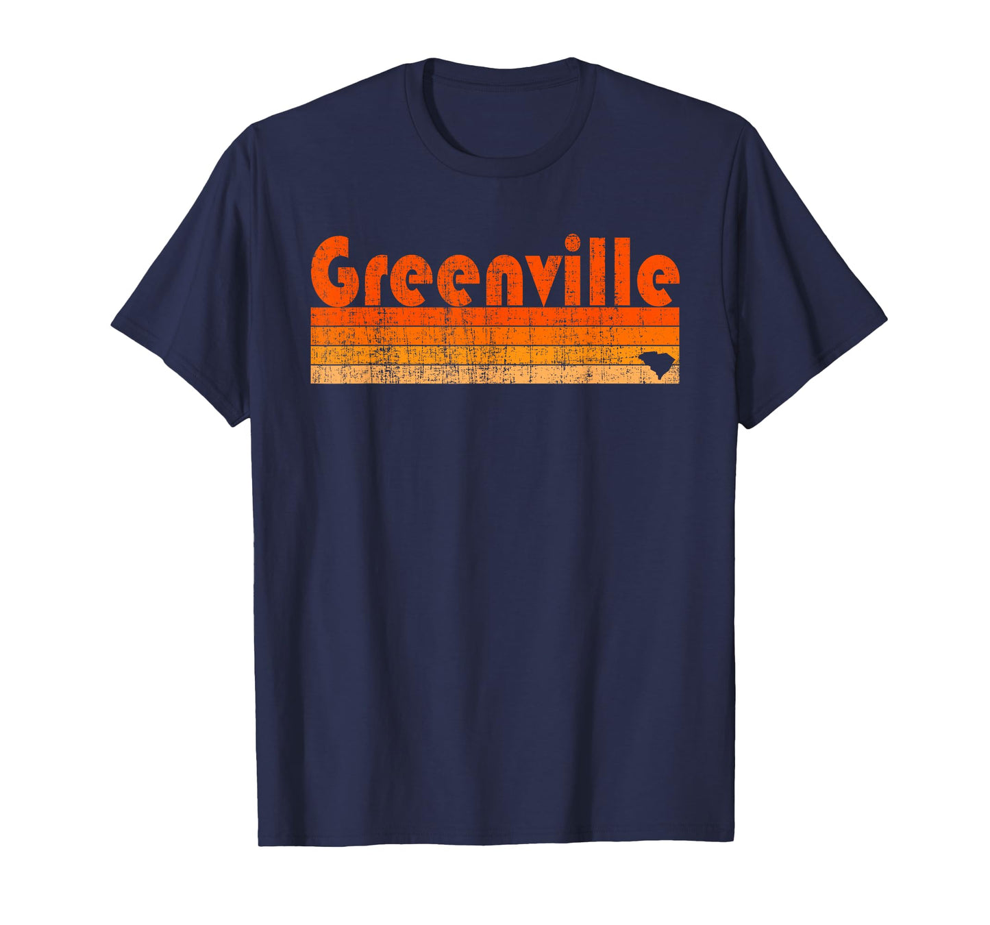 Retro 80s Style Greenville SC T-Shirt T-Shirt