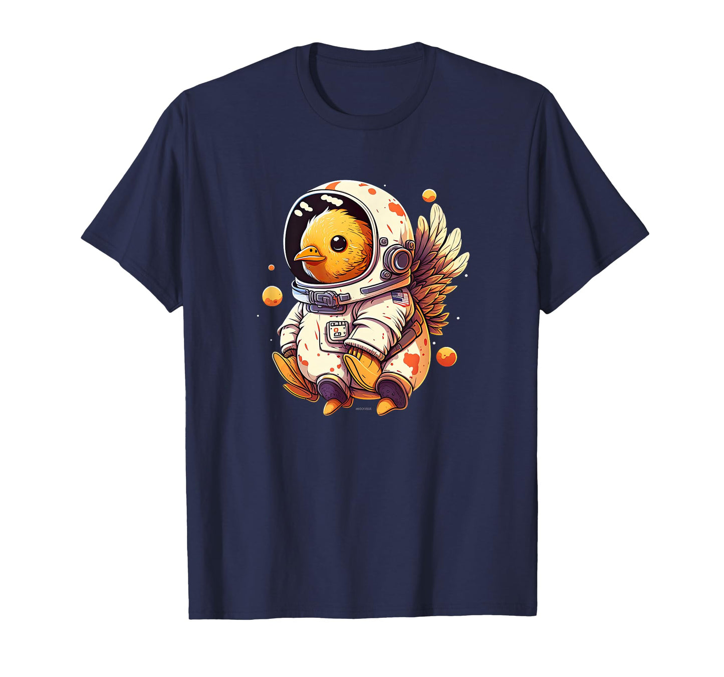 Chicken Cool Astronaut space T-Shirt