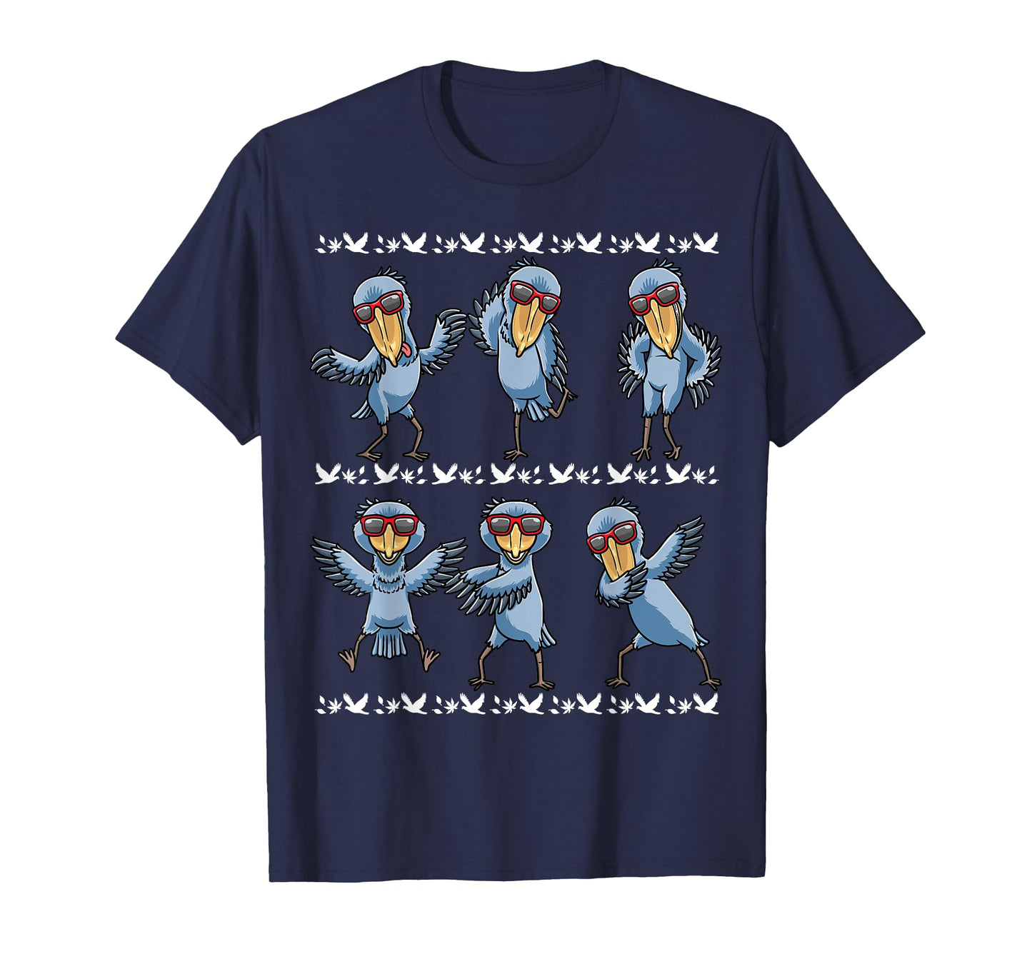 Shoebill Bird Hoe-billed Stork Dancing Birding Birder T-Shirt