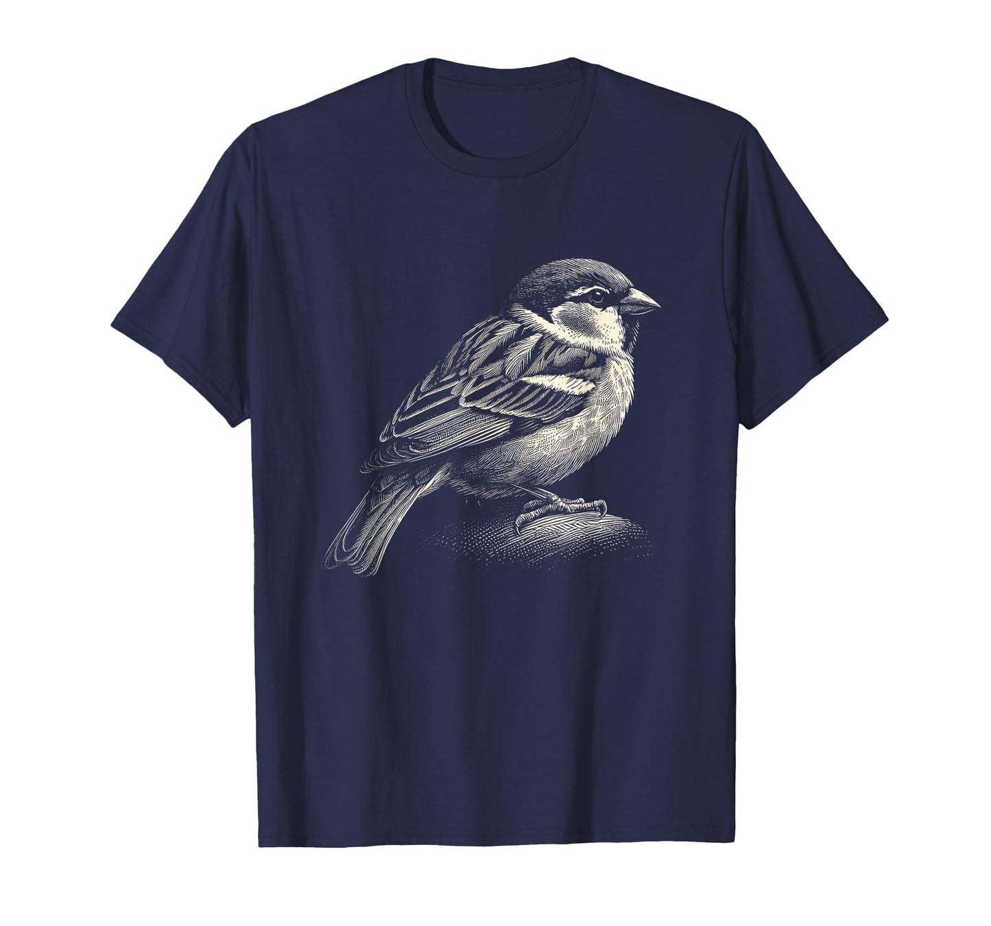 Sparrow Bird Graphic Art Design T-Shirt