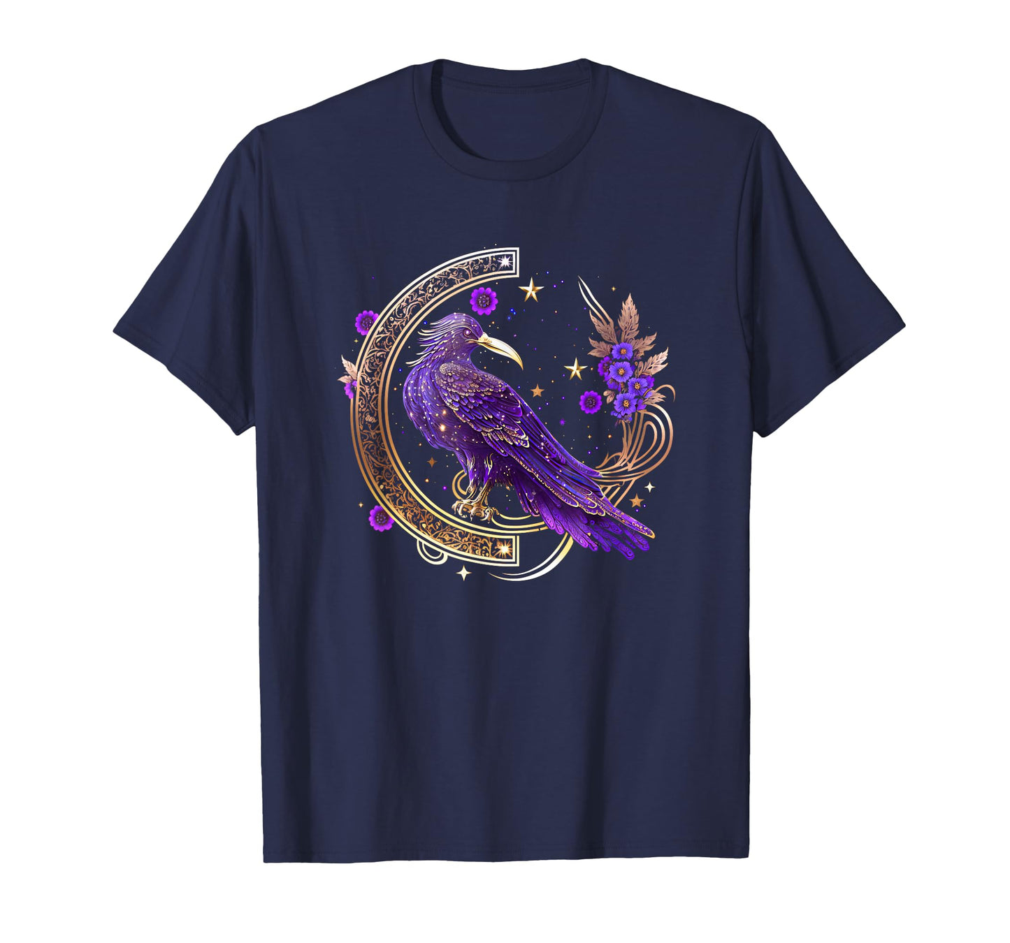 Mystical crow, raven birds, Nordic, Celtic, Wicca, Morrigan T-Shirt