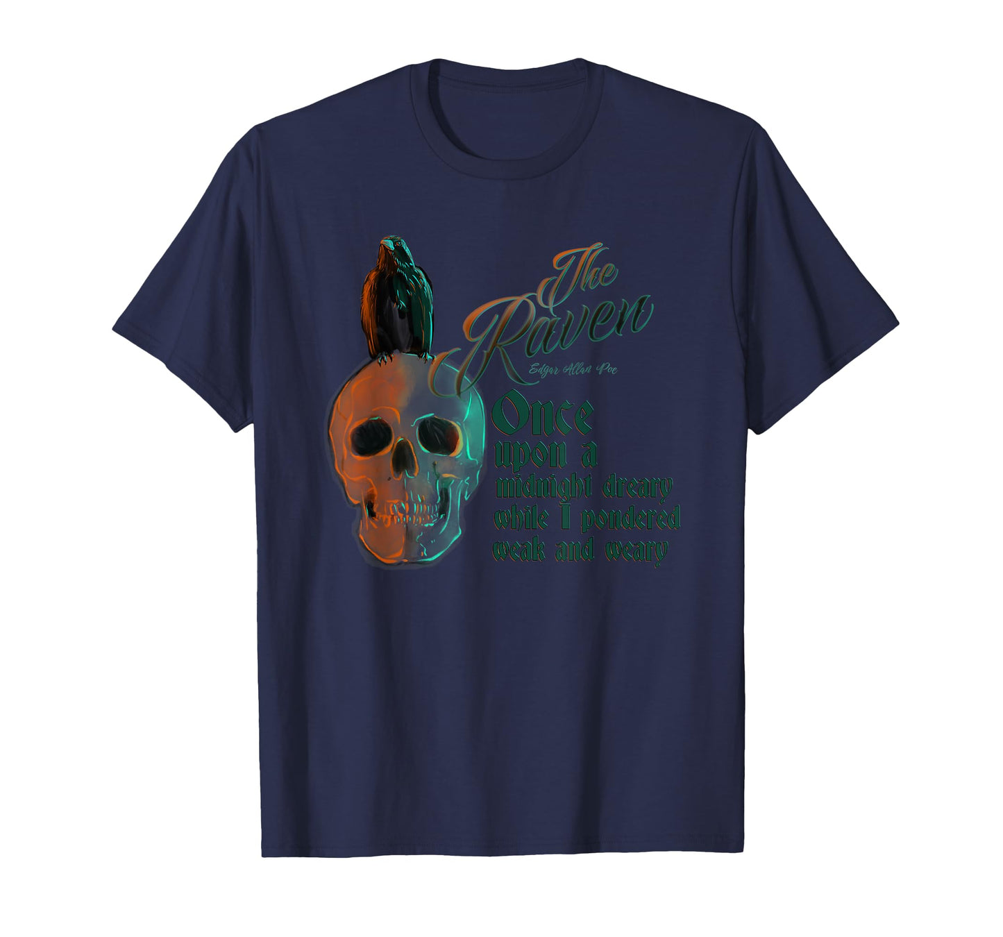 The Raven, Edgar Allan Poe, Fan Art t-shirts and gifts T-Shirt