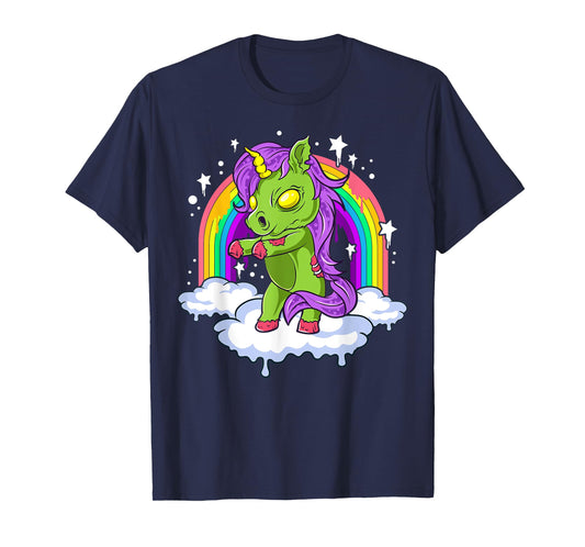 Halloween Unicorn Zombie Zombicorn T-Shirt