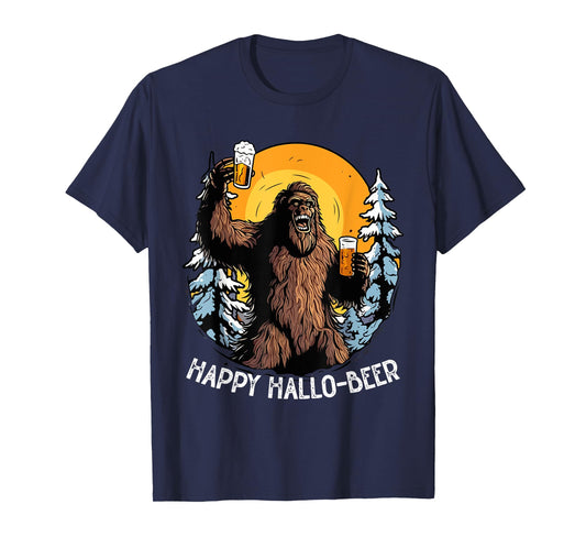 Bigfoot Halloween Costume Sasquatch Beer Trick Or Treat T-Shirt